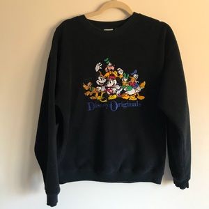 Vintage Disney Originals Black Sweatshirt